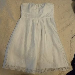 White House Black Market Strapless